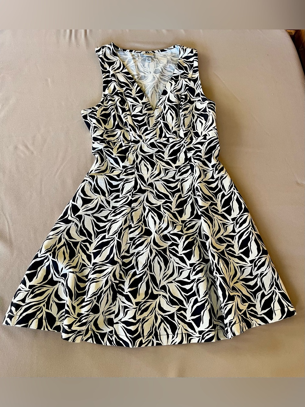 A New Day A-Line Abstract Floral Midi Dress | Size 6
